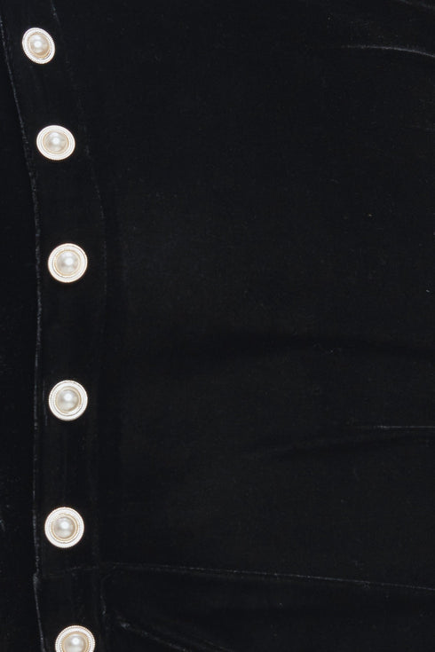 URBAN EMPRESS VELVET MIDI DRESS